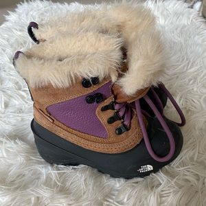 The North Face Kids Boots - Brown, Purple, Black